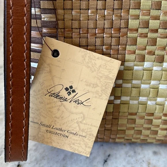 Patricia Nash Cassini Wristlet Ribbons & Raffia Khaki - Picture 8 of 8